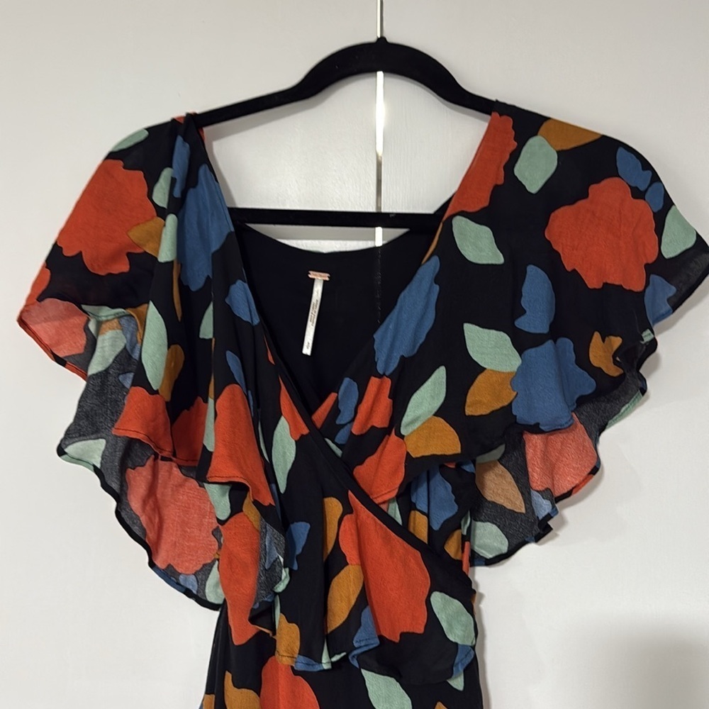 Free People Faye Wrap Dress - S - Picture 5 of 8